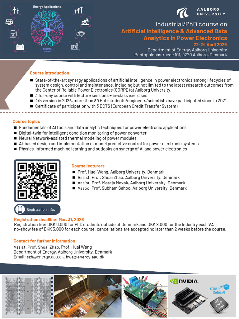 Industrial/Phd Course On: Artificial Intelligence & Advanced Data ...