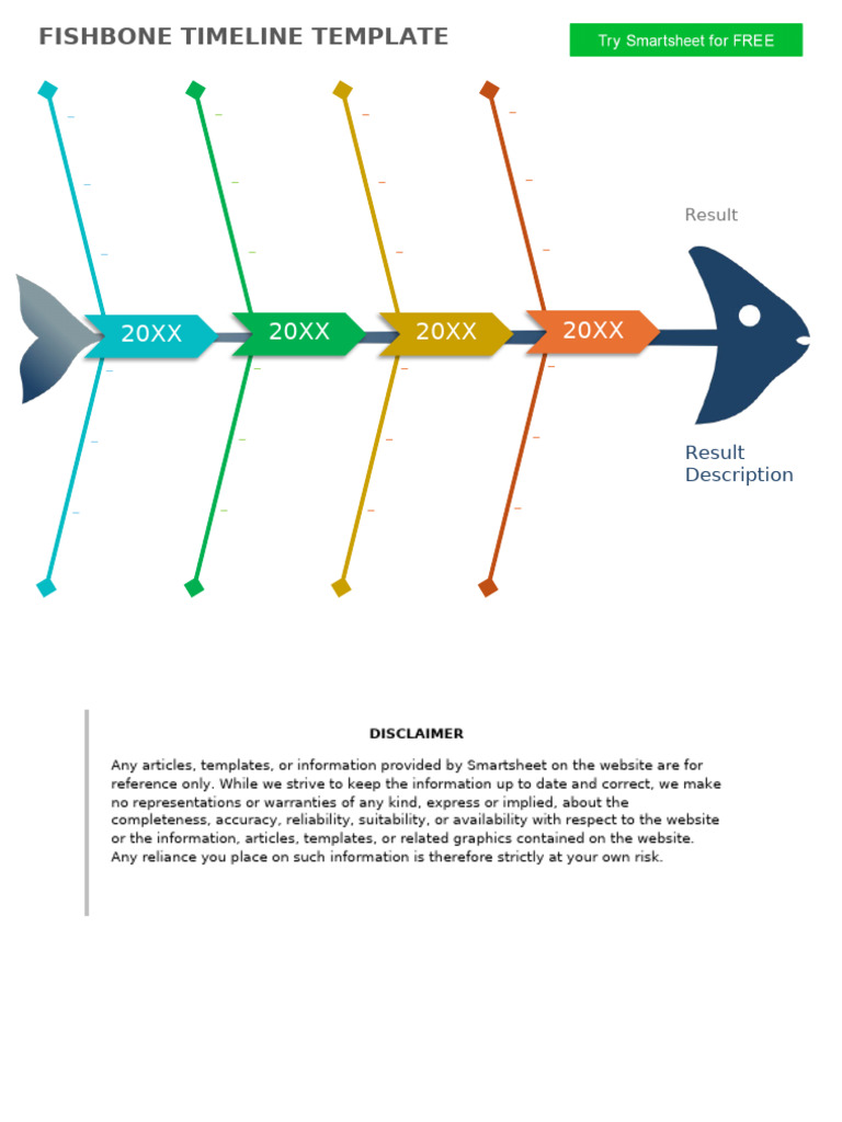 IC Fishbone Timeline Template WORD | PDF