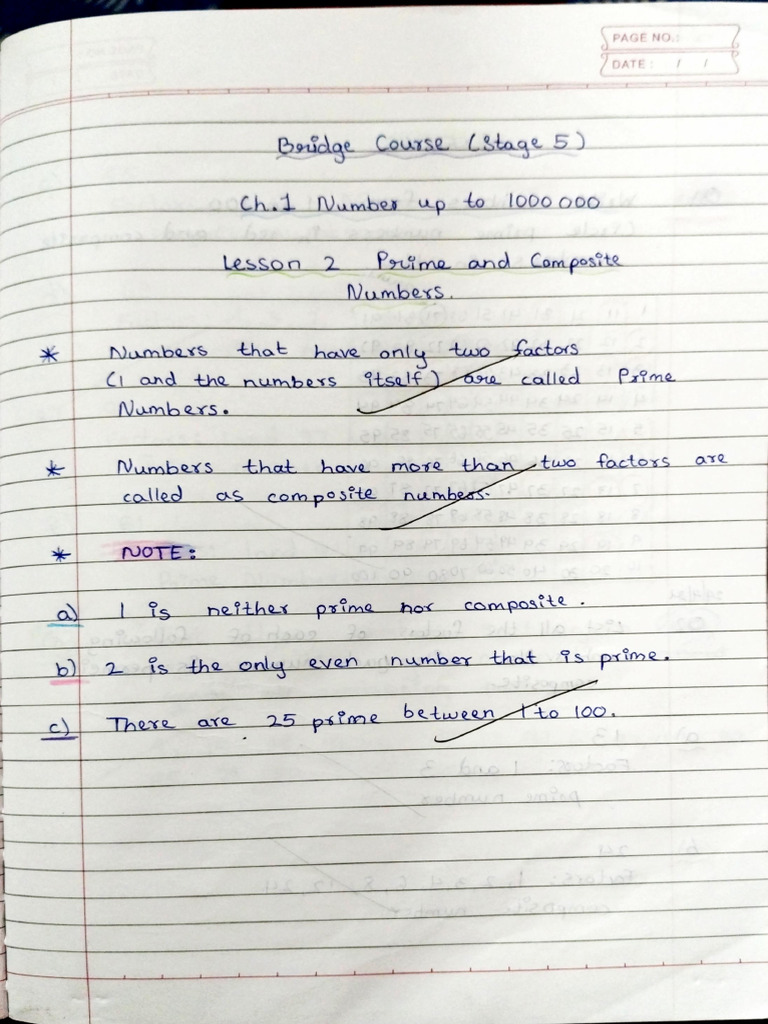 Grade 5 Bridge Course Reference Notes | PDF