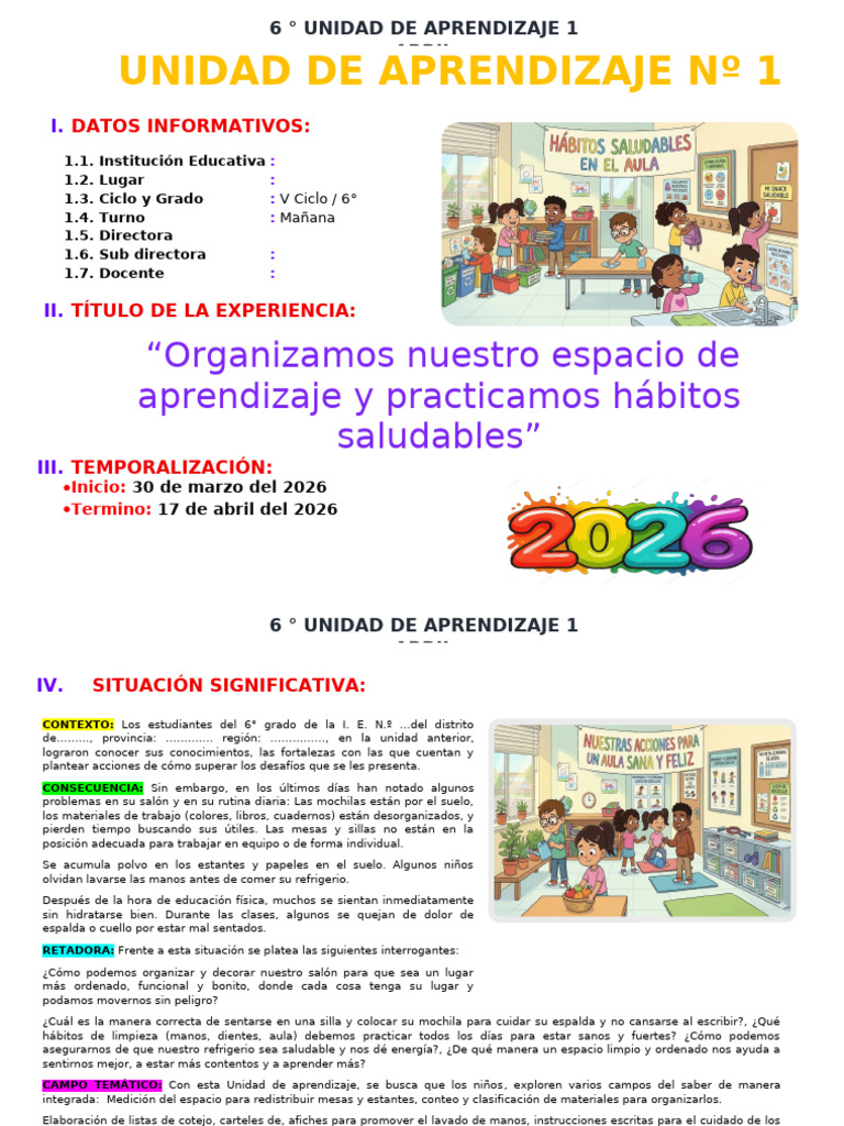6° Unidad de Aprendizaje Abril | PDF | Datos | Decimal