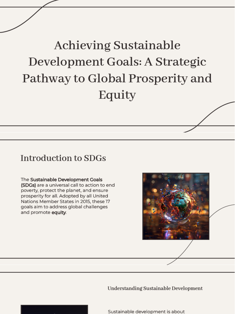 Sustainable Development Goals | PDF