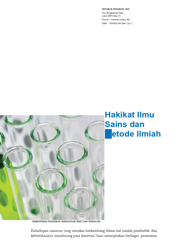 Buku Murid IPA - Ilmu Pengetahuan Alam Bab 1 - Fase D | PDF