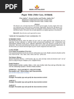 Case-Based Discussion Template for Trainees | PDF | Health Care | Medicine