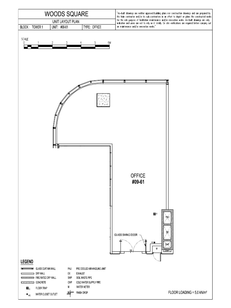 #09-61 Unit Layout Plan | PDF