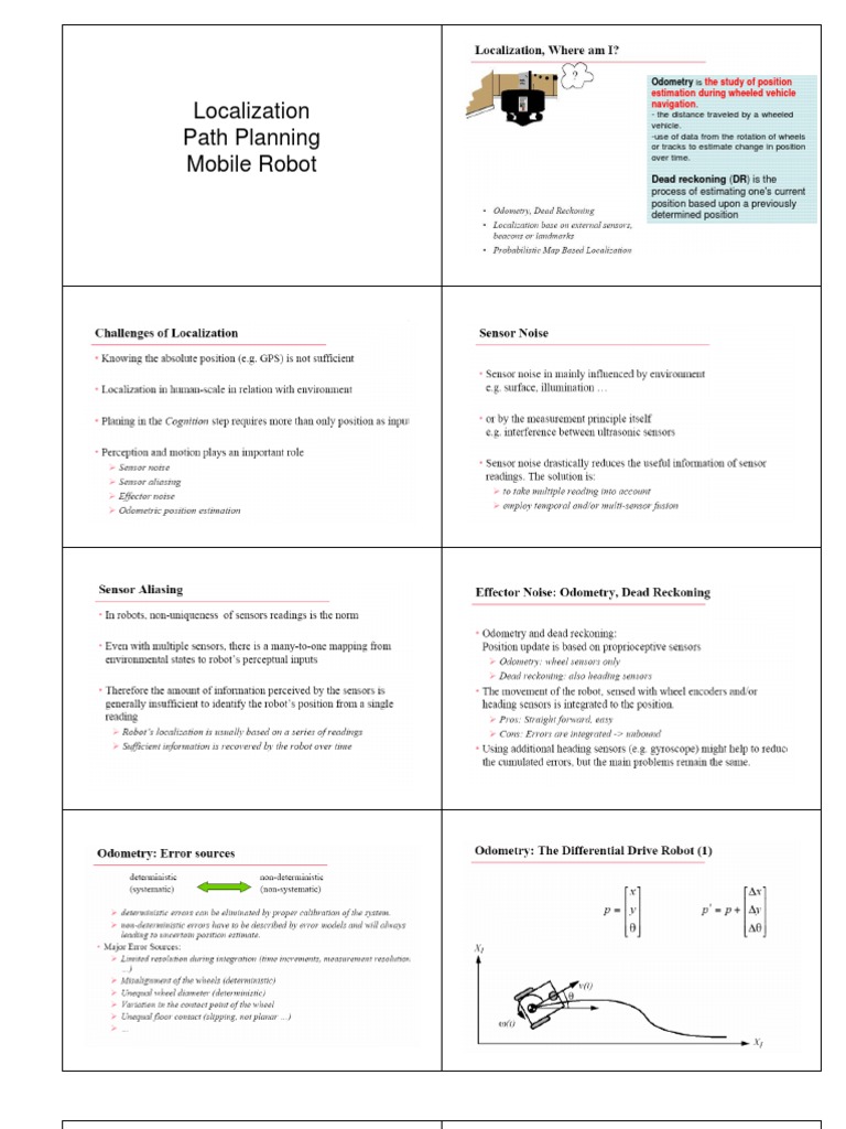 Mobile Robot Path Planning | PDF | Teaching Methods & Materials