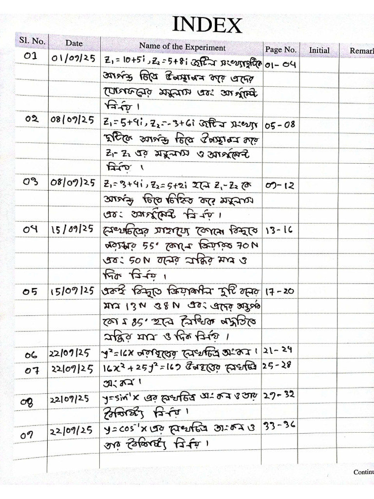 Higher Math 2nd Paper Practical 1 9 | PDF