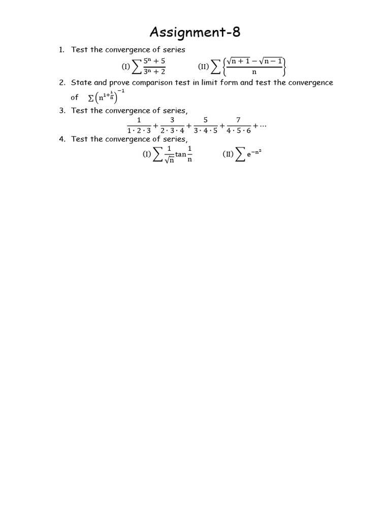 Assignment 8 | PDF