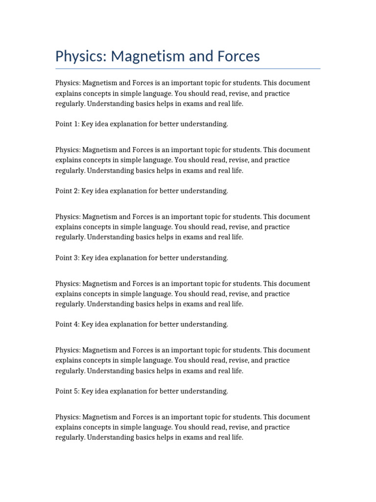 Study File 5 | PDF | Physics | Concept