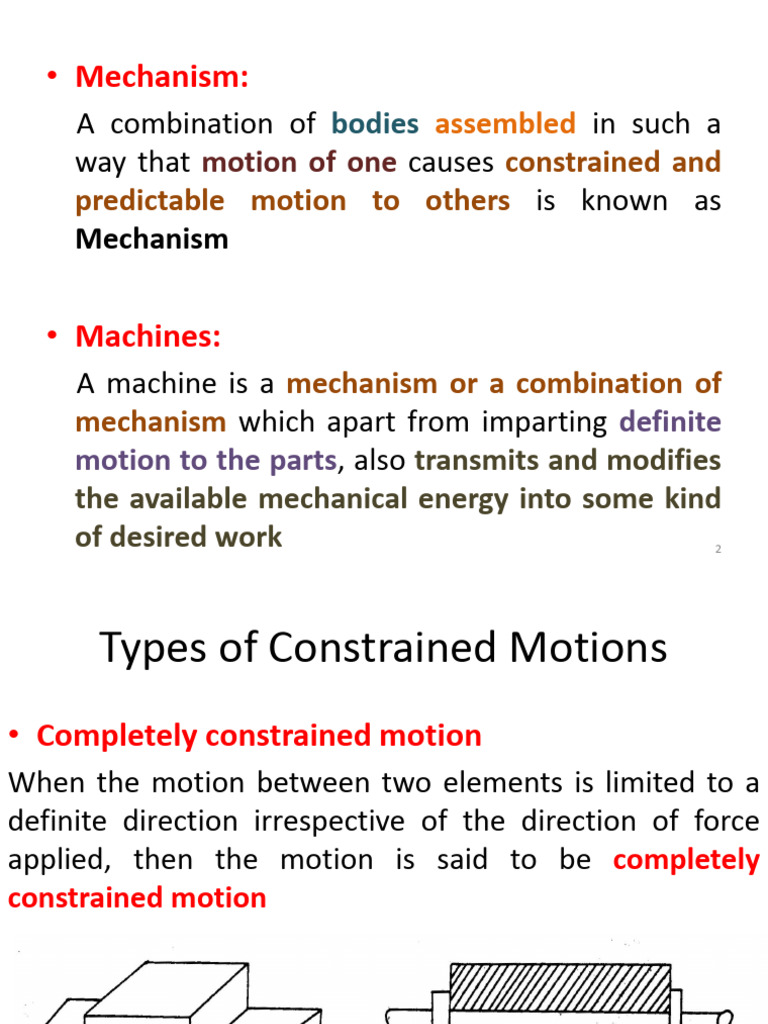 Mechanisms and Machines | PDF | Motion (Physics) | Kinematics