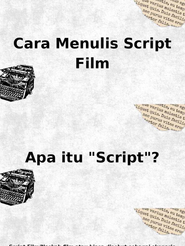 Cara Menulis Script - 20250924 - 155027 - 0000 | PDF