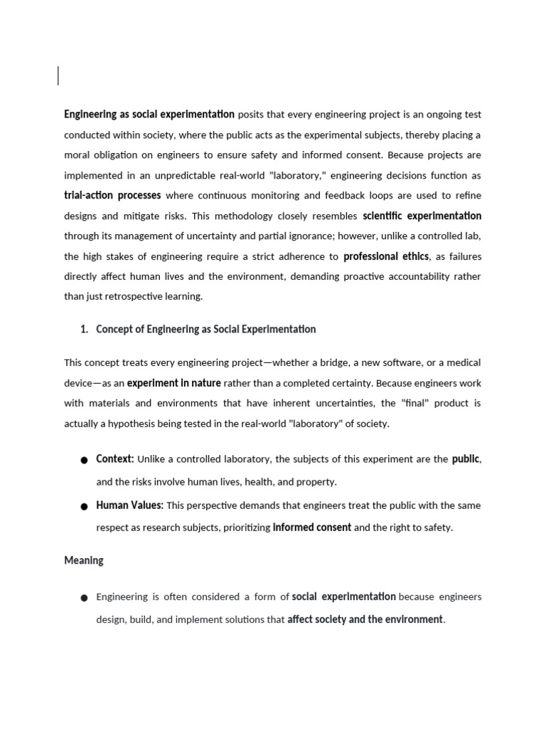 Unit-2 Professional Ethics and Human Values: Engineering As Social ...