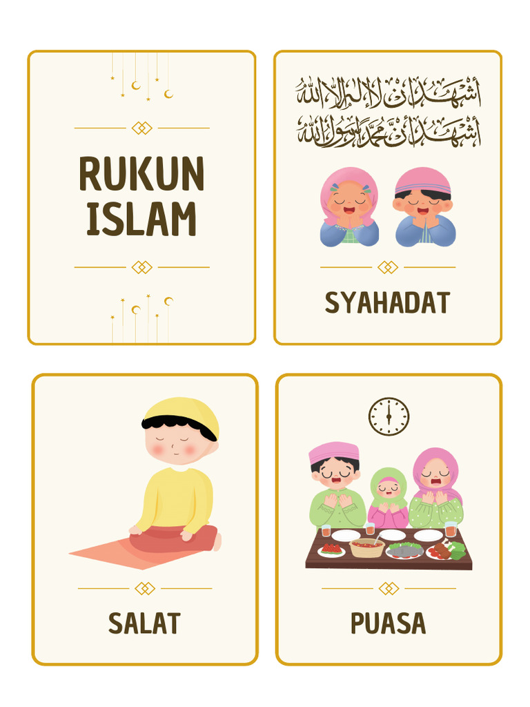 Kartu Rukun Islam | PDF