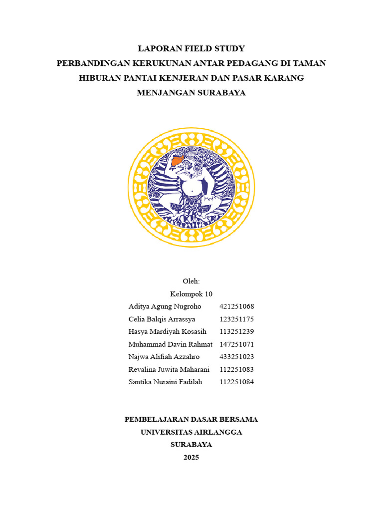 Laporan Field Study - 181125 | PDF