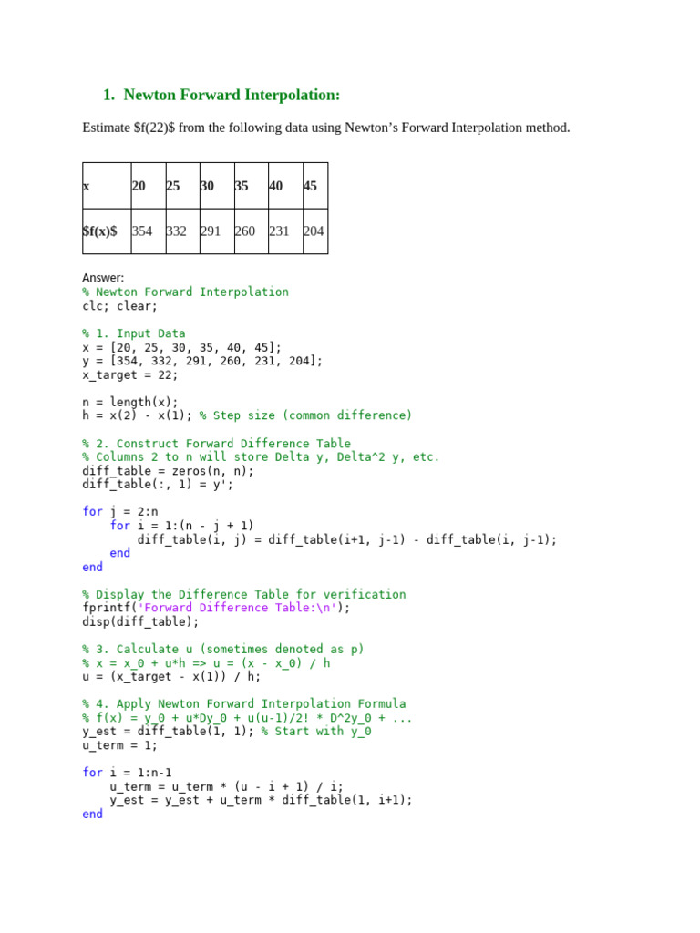 Numerical | PDF