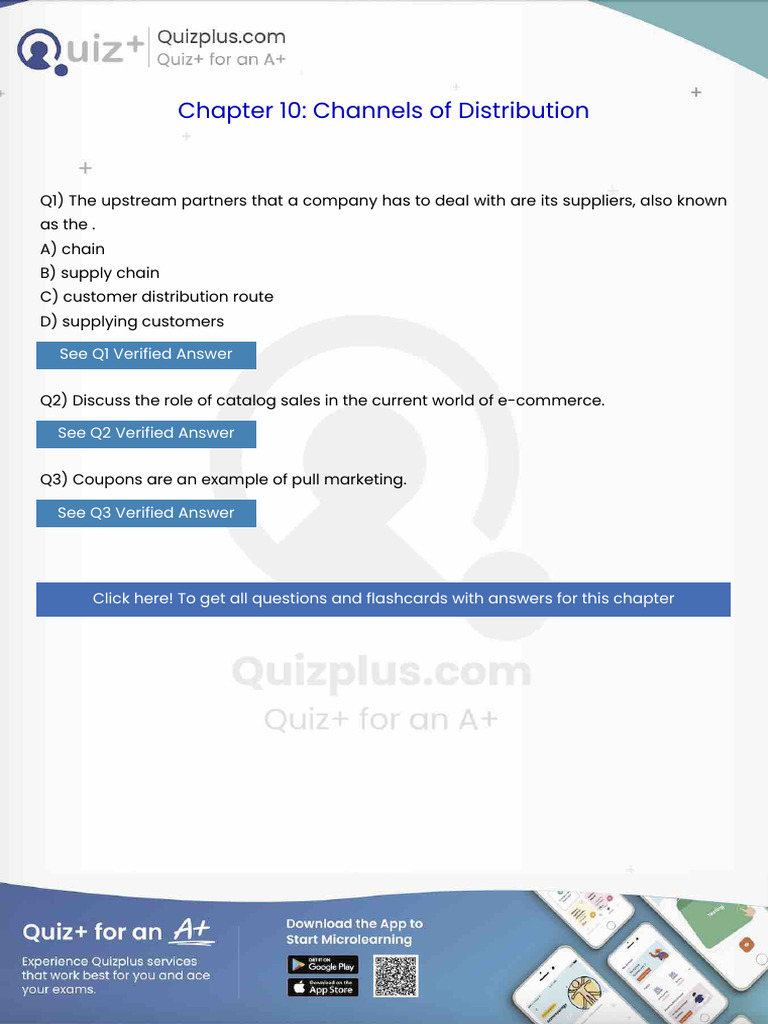 The Upstream Partners That A Company Has To Deal With Are Its Suppliers ...