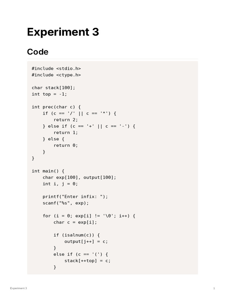 (DS) Experiment 3 | PDF