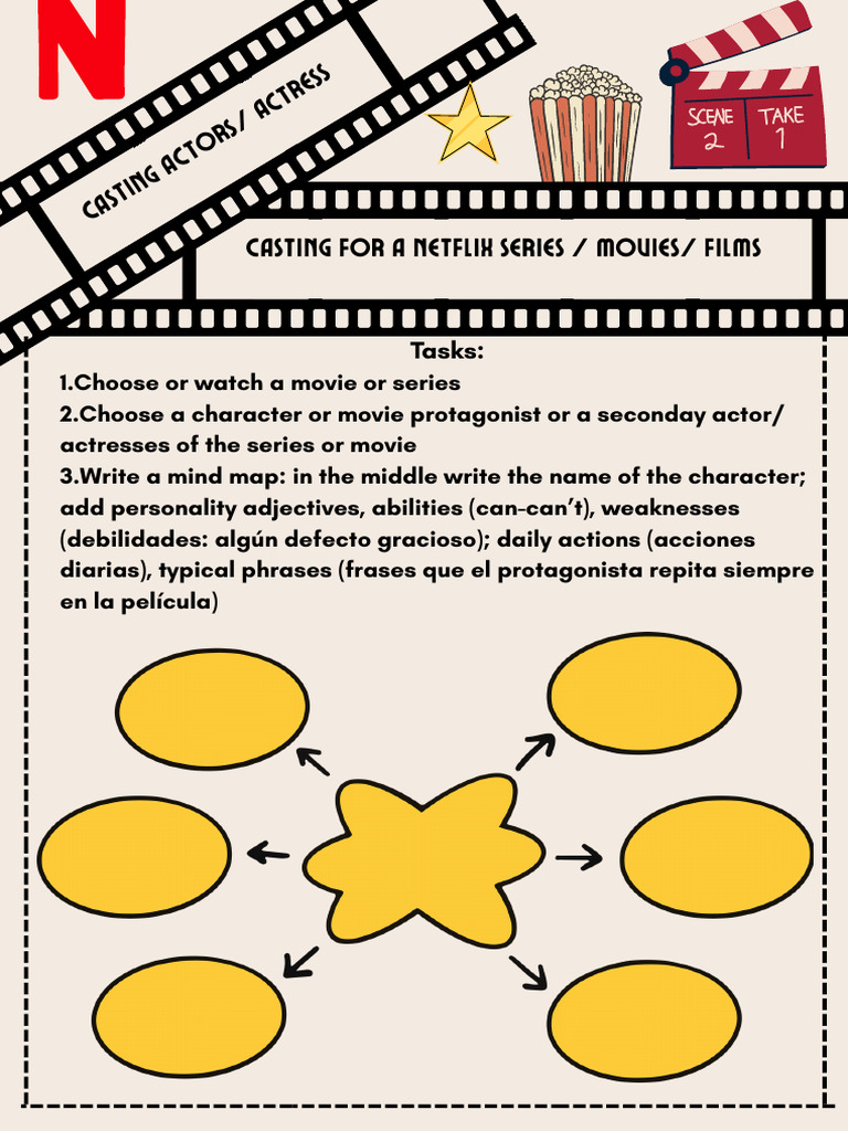 Casting Characters Digital Worksheet | PDF