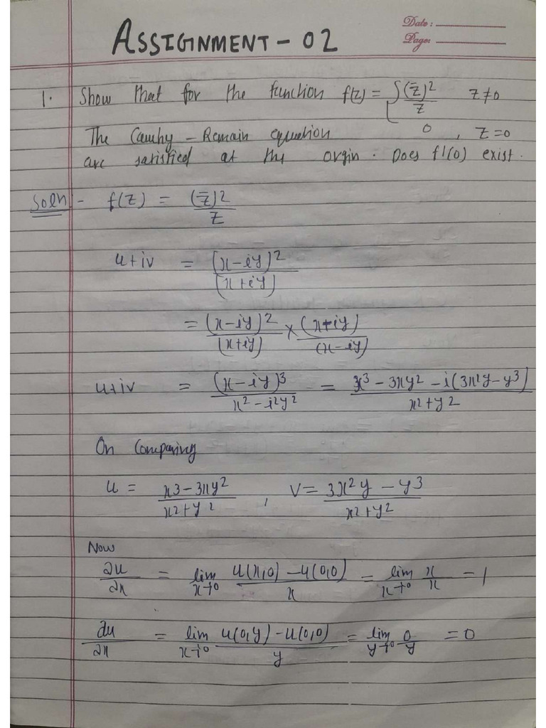 Mathematics Assignment 2 - Compressed | PDF