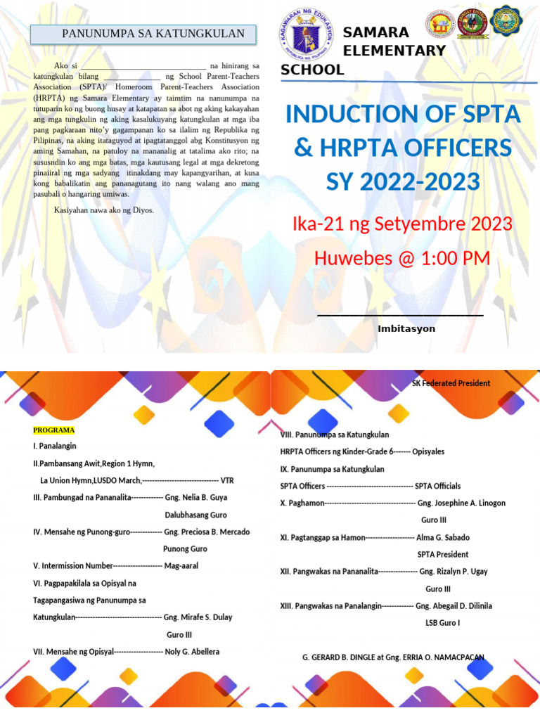 Induction Program | PDF