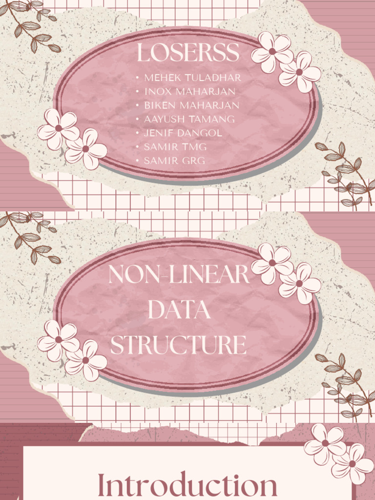 Non Linear Data Structure | PDF | Vertex (Graph Theory) | Algorithms ...