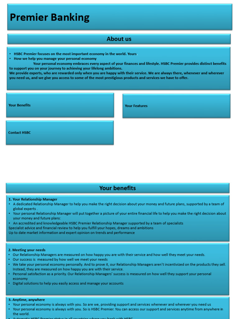 Premier Banking Introduction | PDF | Credit Card | Personal Finance