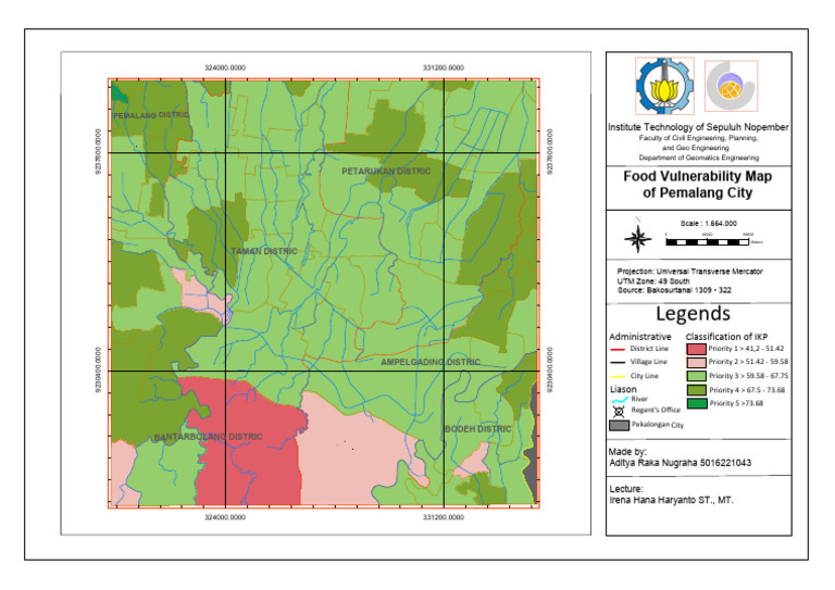 Aditya Raka Nugraha - Pemalang Thematic Map | PDF