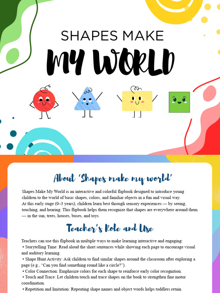 Shapes Make My World | PDF | Shape | Behavior Modification
