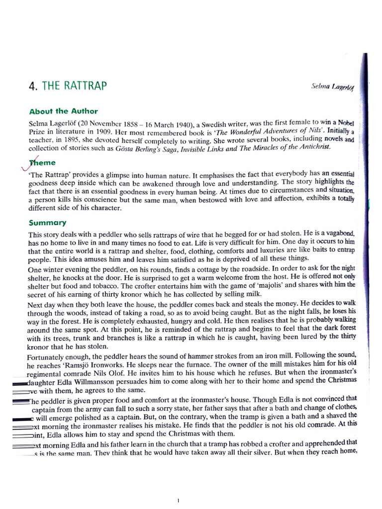 The Rattrap | PDF