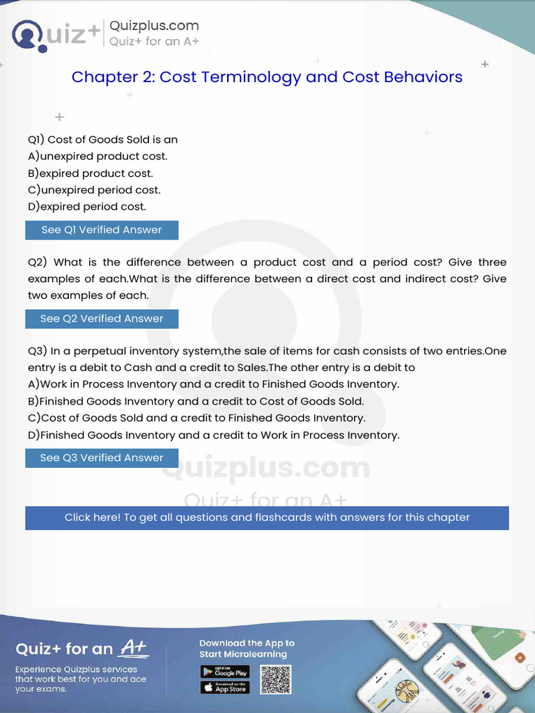 Cost of Goods Sold Is An | PDF | Cost Of Goods Sold | Inventory