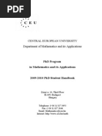 Download 2009-2010 PhD Student Handbook by viethunghg81 SN102008118 doc pdf