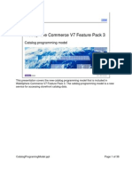 WebSphere Commerce V7 Feature Pack 3. Catalog Programing Model