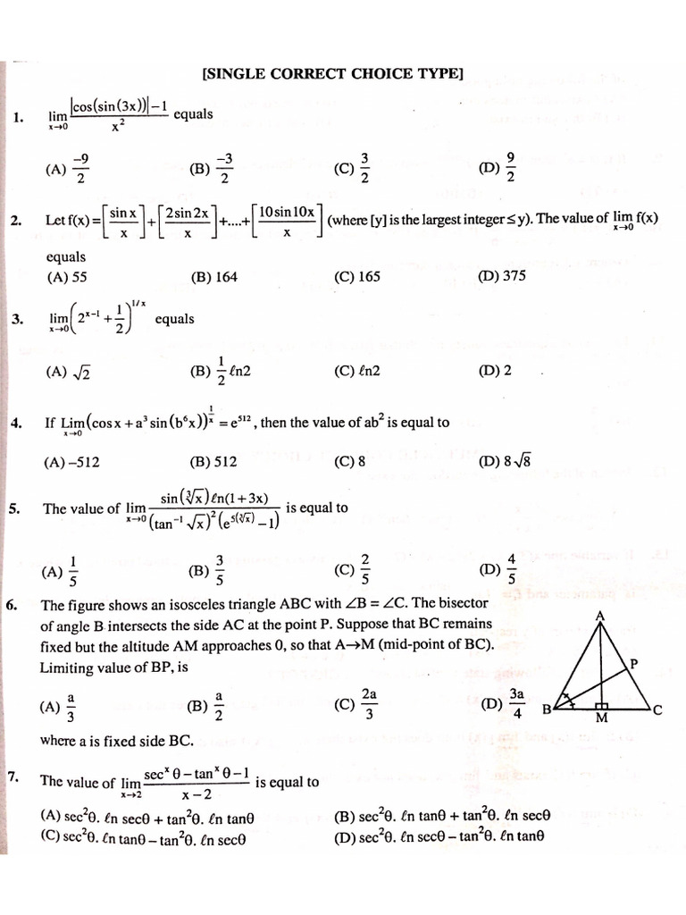 CPP - 6 Limits | PDF
