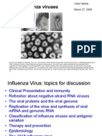Influenza Viruses: Victor Stollar March 27, 2008