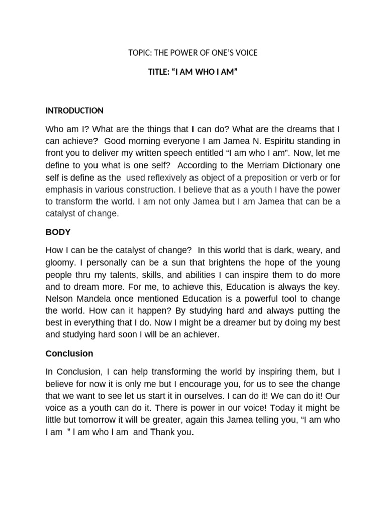 Public Speaking Jam | PDF