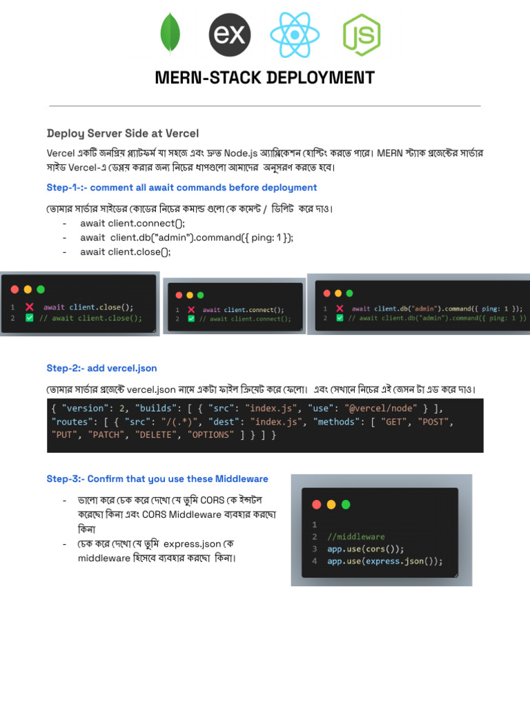 Mern-Stack Deployment Docs | PDF