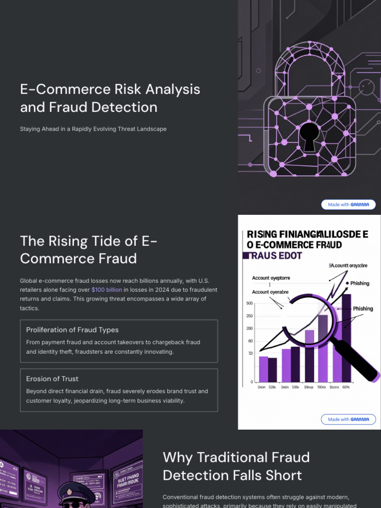 E Commerce Risk Analysis and Fraud Detection | PDF | Fraud | Artificial ...