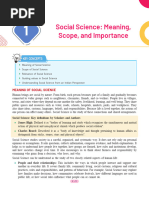 CH-1 Understanding Social Science | PDF