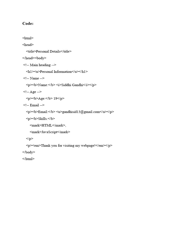 Practical 1 | PDF