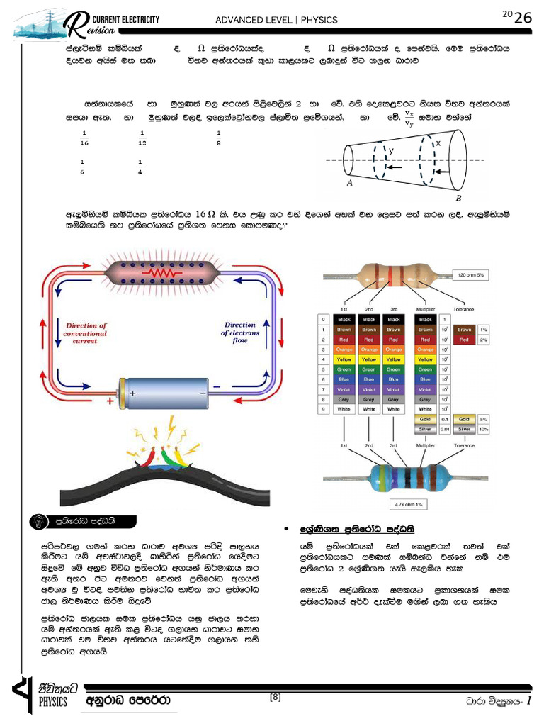 2026 Golden Revision Current Electricity I SM Part 02 | PDF