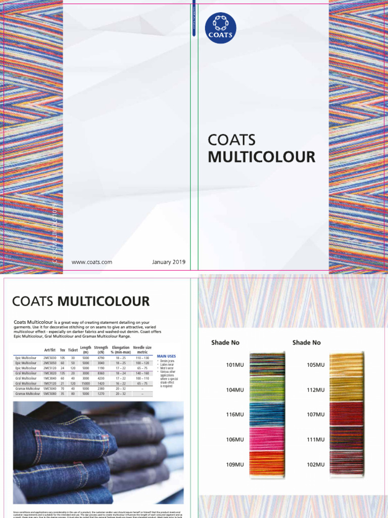 Multicolour Shadecard | PDF