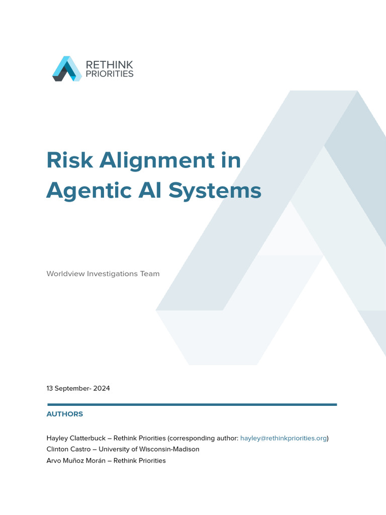 Risk Alignment | PDF | Risk Aversion | Risk