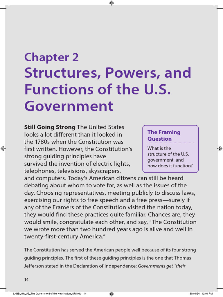6th Unit 6 Chapter 2 Student Reader | PDF | United States House Of ...