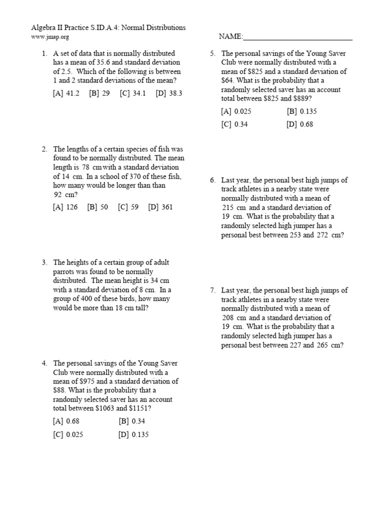 Normal Distributions PR | PDF | Standard Deviation | Normal Distribution