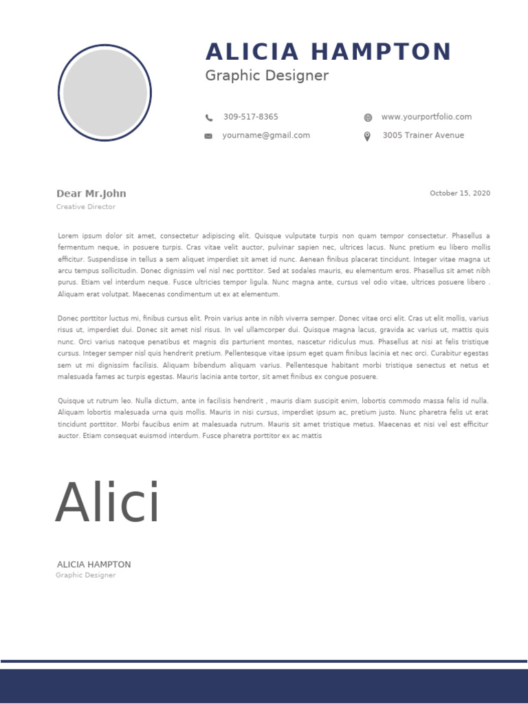 Letter | PDF