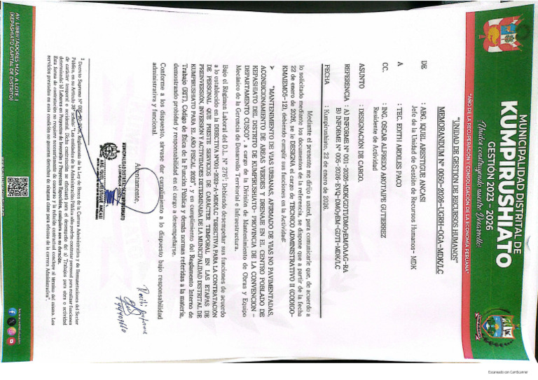 Memo de Edith | PDF