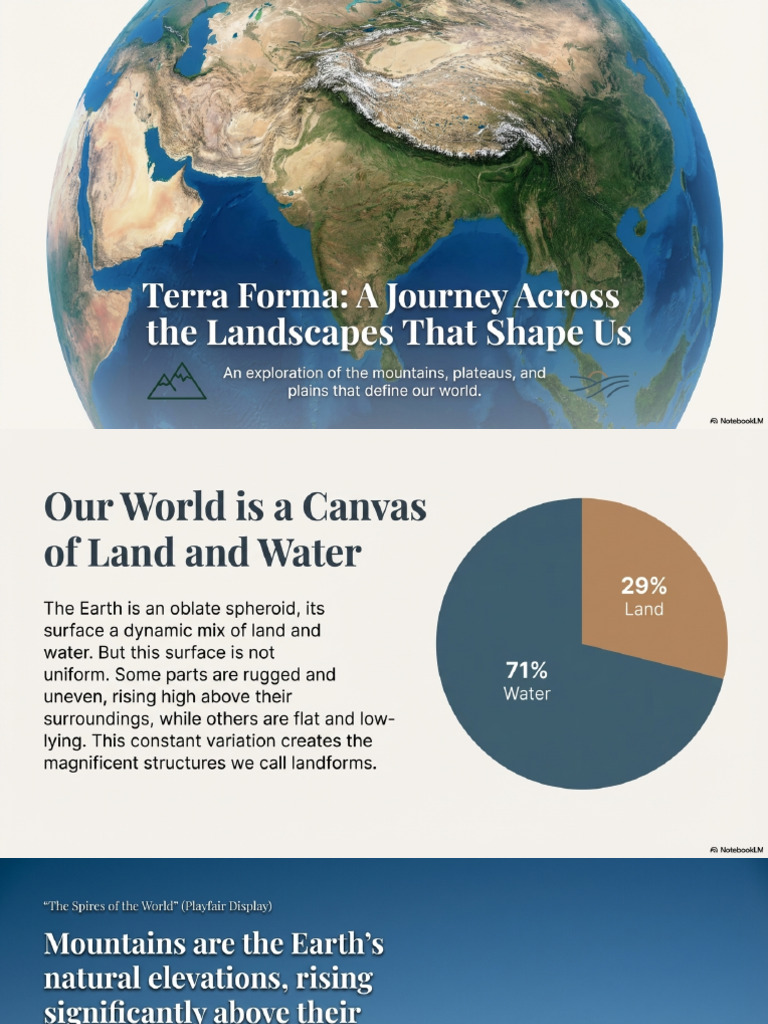 Terra Forma Landforms That Shape Us | PDF