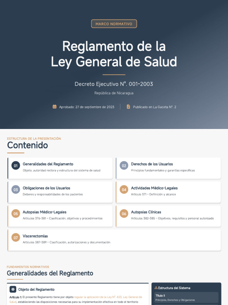 Reglamento de La Ley General de Salud | PDF | Hospital | Cuidado de la ...