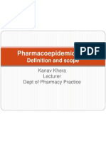 Definition and Scope Pharmacoepidemiology