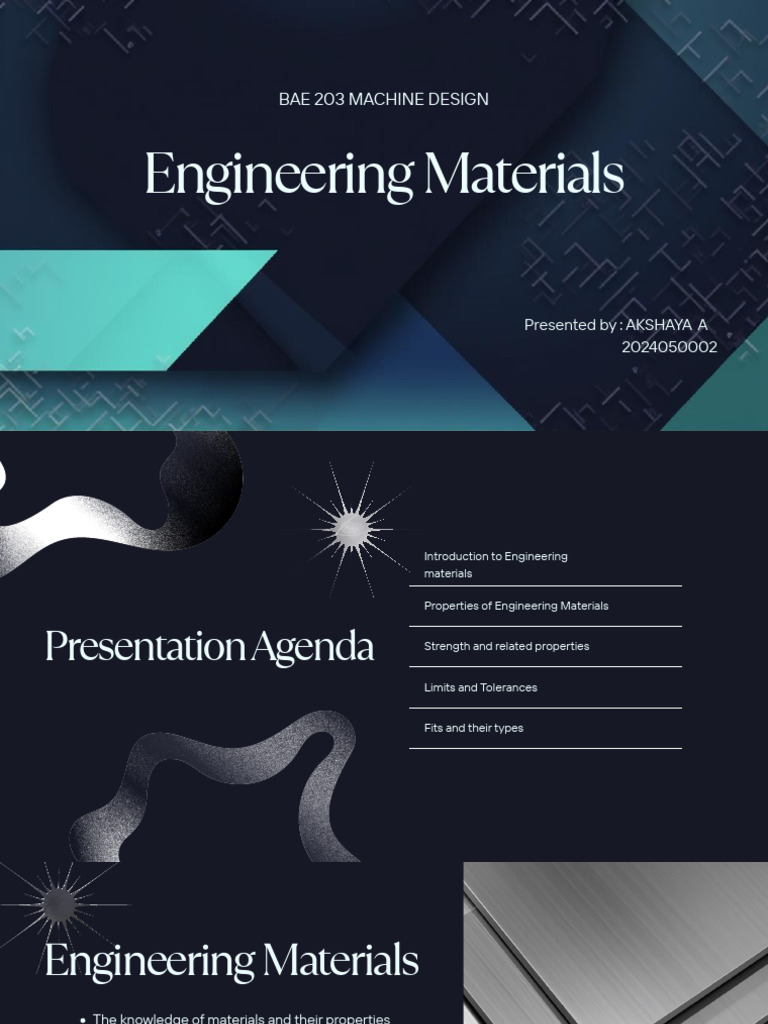 Presentation - Engineering Materials Strength and Tolerances | PDF ...