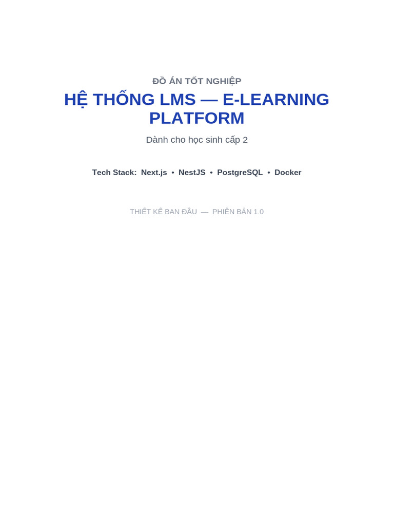 LMS Design Document | PDF